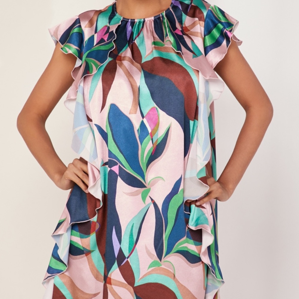 Ted Baker Supernatural Cold Shoulder Dress Pink